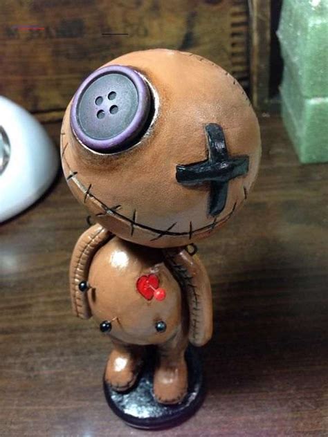 Halloween Horror Clay Voodoo Doll Made To Order Littledolls Made