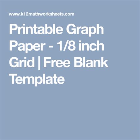 Printable Graph Paper 18 Inch Grid Free Blank Template Printable