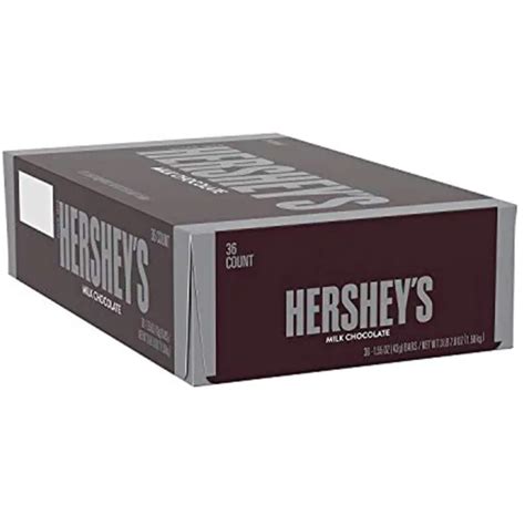 Hersheys Milk Chocolate Candy Bars Bulk Candy 155 Oz Bars 36