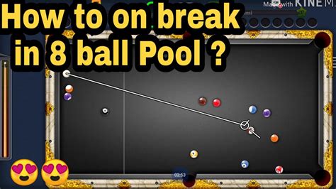 Howtoonbreakin8ballpool8ballpooltrickspart1 Youtube