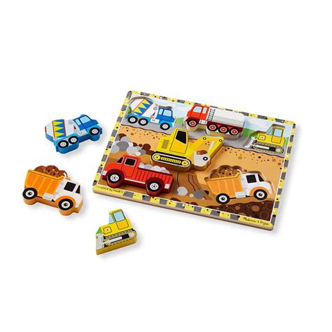 Melissa And Doug Construction Chunky Puzzle