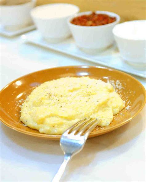 Creamy Polenta With Parmesan Cornmeal Recipes Polenta Recipes