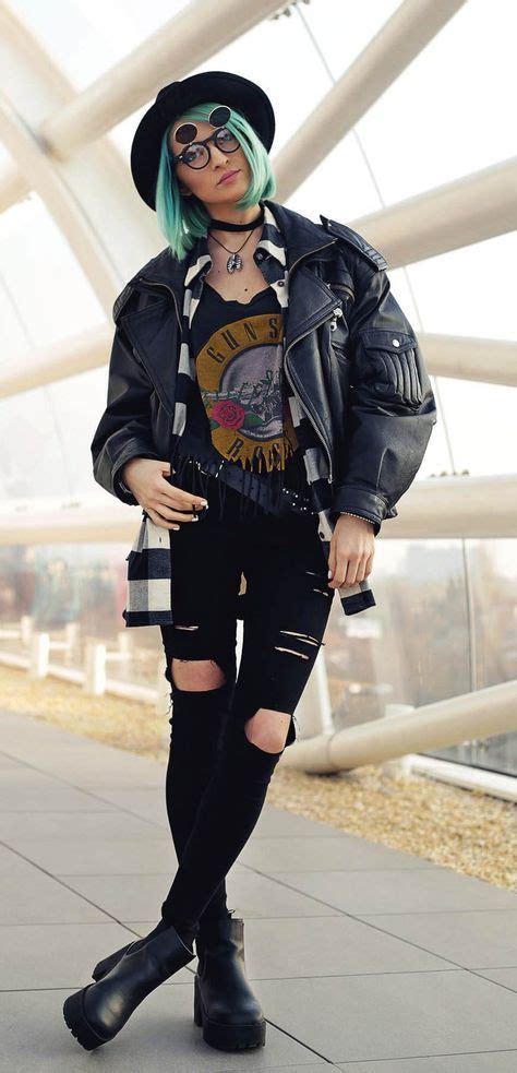 Ideas Fashion Punk Chic Jackets Grunge Outfits Aesthetic Grunge