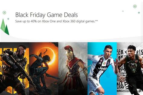 Get Up To 40 Off On 2018s Best Games In Xbox One Black Friday Deals