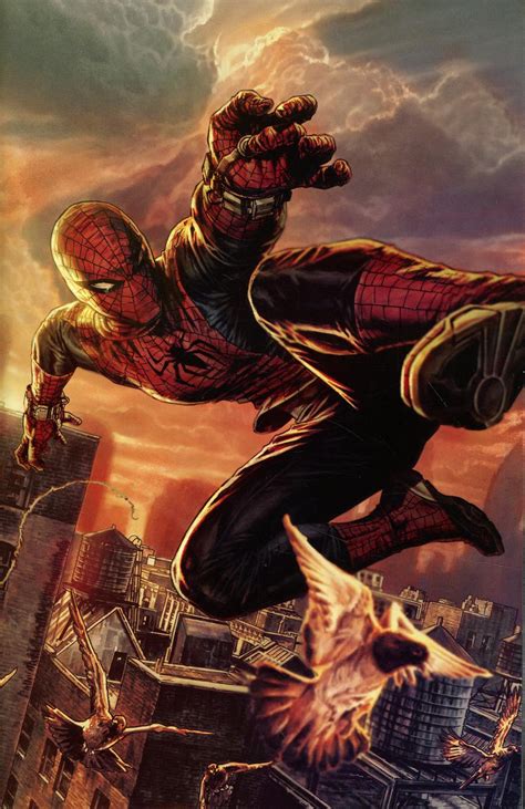 Spider Man Vol 3 1 Midtown Exclusive Cover C Lee Bermejo Nycc Dusk