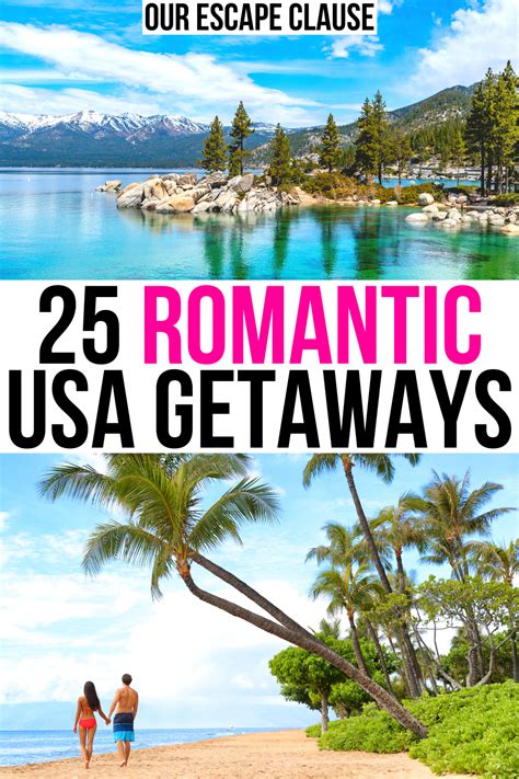 25 Most Romantic Getaways In The Usa Artofit