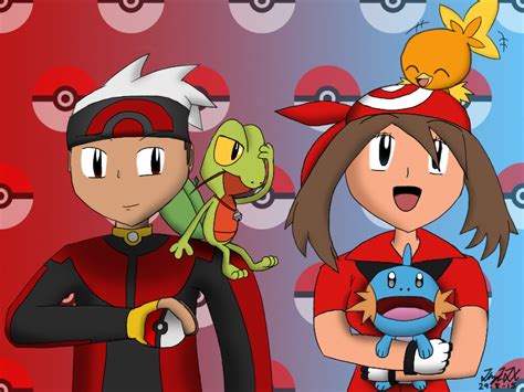 Pokemon Oras Brendan And May By Jimmyljx On Deviantart