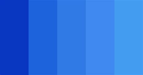 Modern Blue Monochromatic Color Scheme Blue