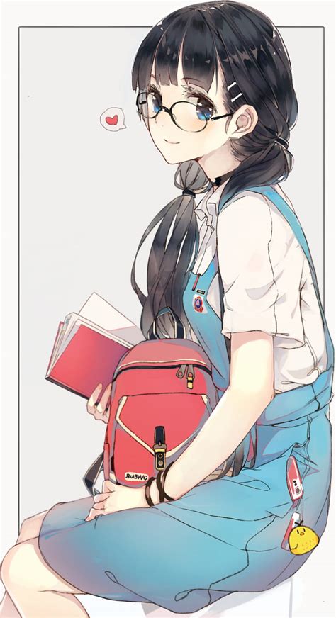 Top 70 Anime Girl With Glasses Wallpaper Super Hot Induhocakina