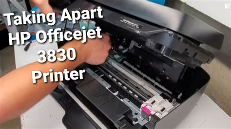 How To Take Apart Hp Officejet 3830 Printer For Parts Or To Repair