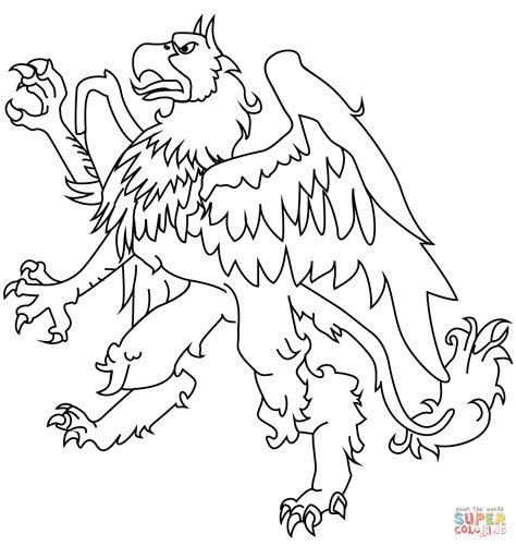 Griffin Coloring Pages To Print