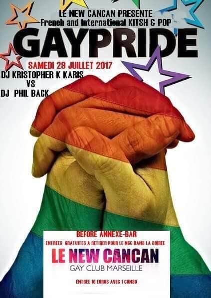 soirée spéciale pride marseille au new cancan samedi 29 juillet tarpin bien