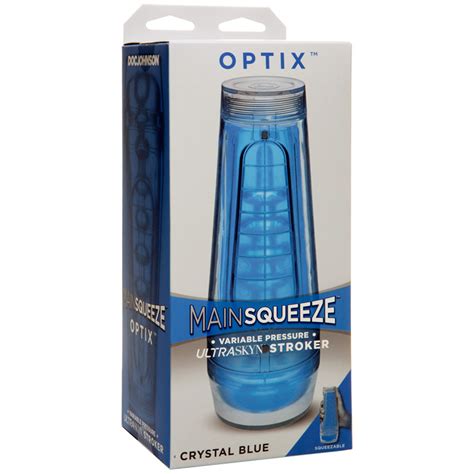 Buy The Main Squeeze Optix Crystal Clear Blue Variable Pressure