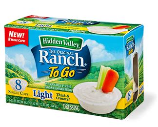 Hidden Valley® Ranch Light To Go | Hidden Valley®