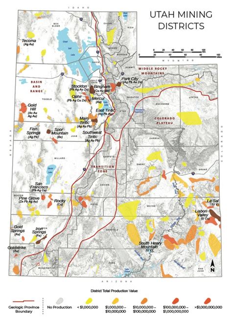 Utah Mining Districts At Your Fingertips Utah Geological Survey