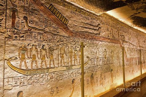 Inside The Tomb Of Ramses Iii In The Valley Of The Kings Thebes 1