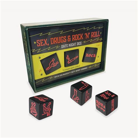 sex drugs and rock n roll date night dice chronicle books