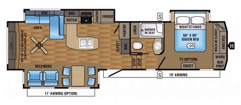 Carpet and vinyl plank flooring, our chosen floor replacement mediums, traditionally need an underlay installed to provide cushion and support. Popular Fifth Wheel Floor Plans Camping World