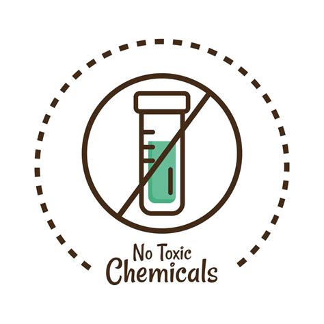 No Toxic Chemicals Label 4209832 Vector Art At Vecteezy