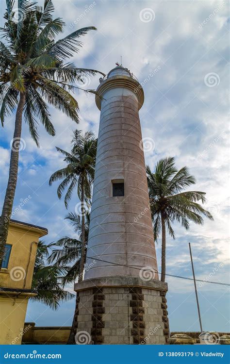 Lighthouse In Galle Unesco Sri Lanka Stock Image Image Of Ocean