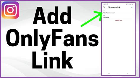 How To Add Onlyfans Link To Instagram Bio Youtube