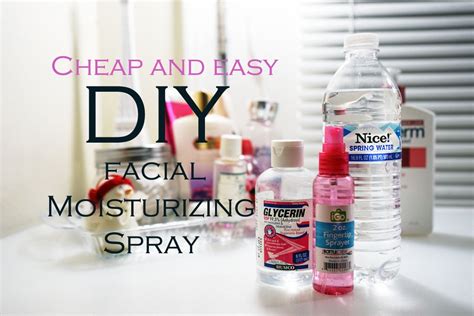 Diy Cheap And Easy Facial Moisturizing Spray Helps Dry