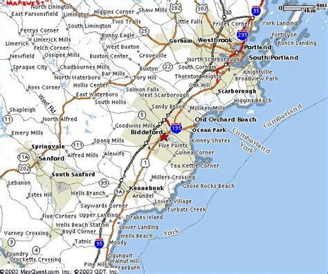 Map Of Southern Maine Trip Ideas Pinterest