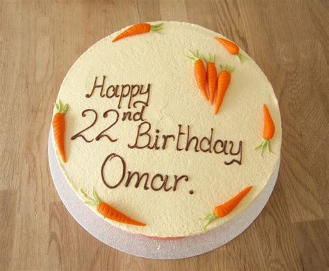 Carrot Birthday Cake The Cakery Leamington Spa