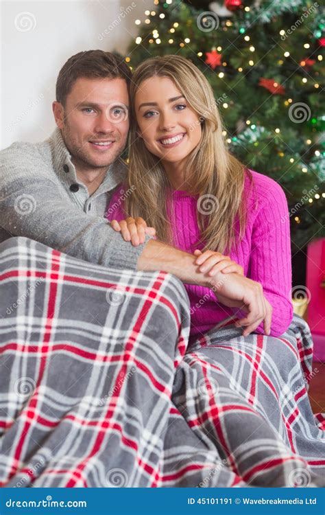 Happy Couple Sitting Together Stock Image Image Of Celebrating