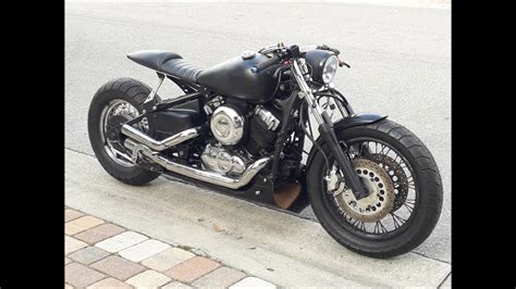 I'm trying to address those issues while turning it into a cafe cruiser. Yamaha Vstar 650 cafe racer - YouTube