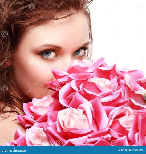 Magnificent Portrait Of A Beautiful Young Woman Stock Photo Image Of