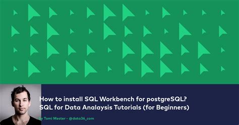 How To Install Sql Workbench For Postgresql 6 Steps