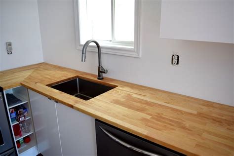 Ikea Hammarp Butcher Block Countertops Birch Treated With Mineral