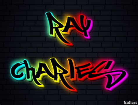 Ray Charles Text Effect And Logo Design Celebrity Textstudio