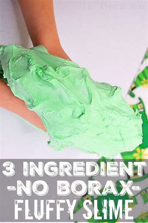 How To Make Fluffy Slime Without Shaving Cream Recipe