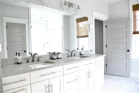 Frameless Mirror For White Bathroom Vanity Soul And Lane