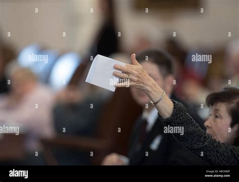 Woman Collects Ballot Donald Trump Hi Res Stock Photography And Images