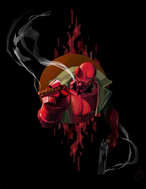 Hellboy Art Hellboy Funny Thoughts Pinterest Comic And Fan Art