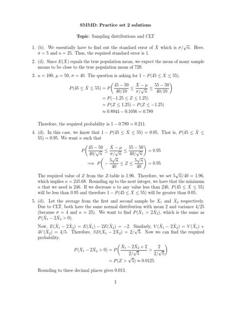 Practice Set 2 Solutions Pdf