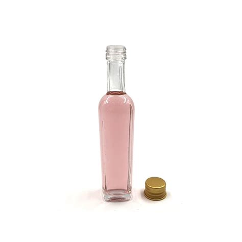 Wholesale Empty Small 50ml Mini Liquor Bottle With Aluminum Cap High