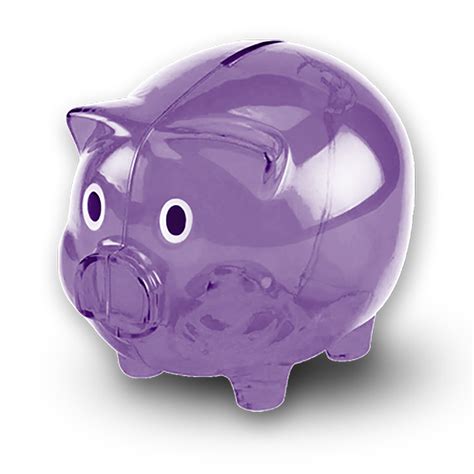 Transparent Cute Piggy Bank, Makes a Perfect Unique Gift, Nursery Decor ...