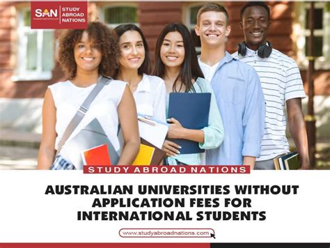 Australian Universities Without Application Fees For International