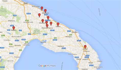 Cartina di puglia e basilicata. Cartina Puglia Cisternino | Tomveelers