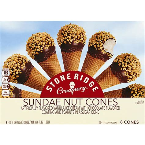 Sundae Nut Cones Ice Cream Frozen Foods Baeslers Market