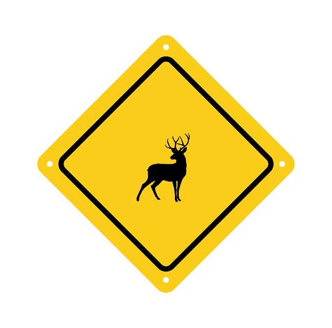 Personalized Deer Crossing Road Sign Metalsignscanada