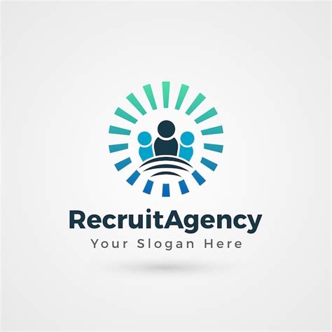 Premium Vector Recruitment Agency Logo