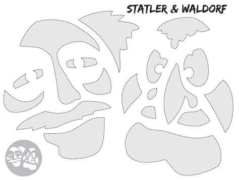 Muppets Statler And Waldorf Pumpkin Stencil Pumpkin Pattern Pumpkin