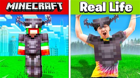 Testing 7 Ways To Play Minecraft In Real Life Youtube