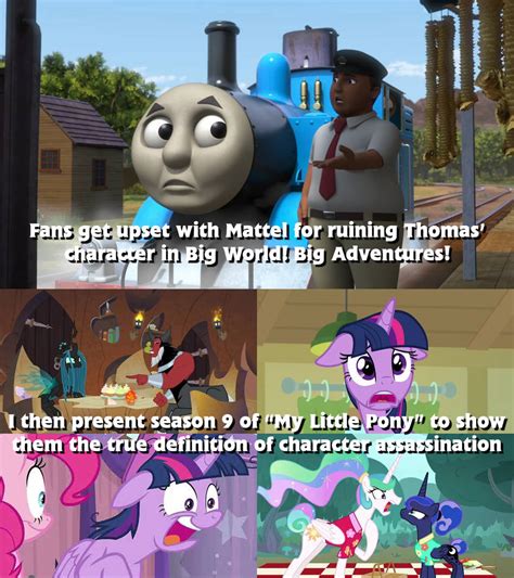 The True Definition Of Character Assassination By Railfanbronymedia On