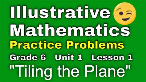😉 6th Grade Unit 1 Lesson 1 Tiling The Plane Illustrative Math